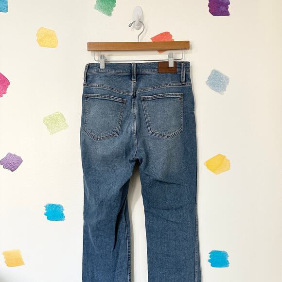 26 Madewell High Rise Medium Wash Boot Cut Jeans - Picture 2 of 6